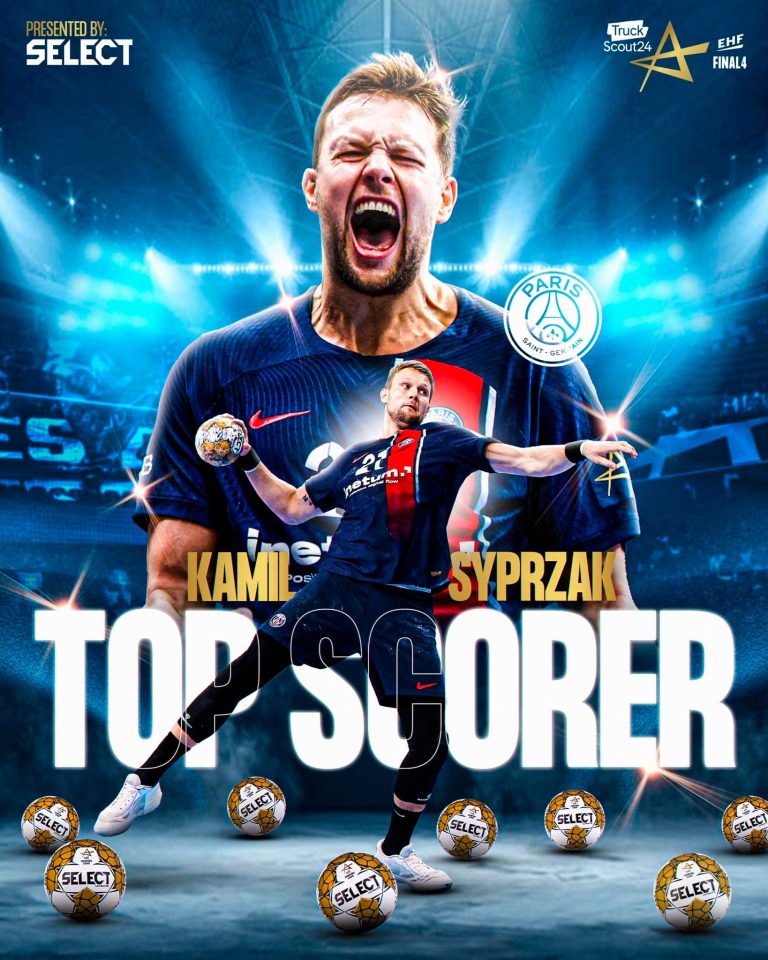 𝗞𝗮𝗺𝗶𝗹 𝗦𝘆𝗽𝗿𝘇𝗮𝗸 is EHF CL 2023 2024 TOP scorer Handball Planet